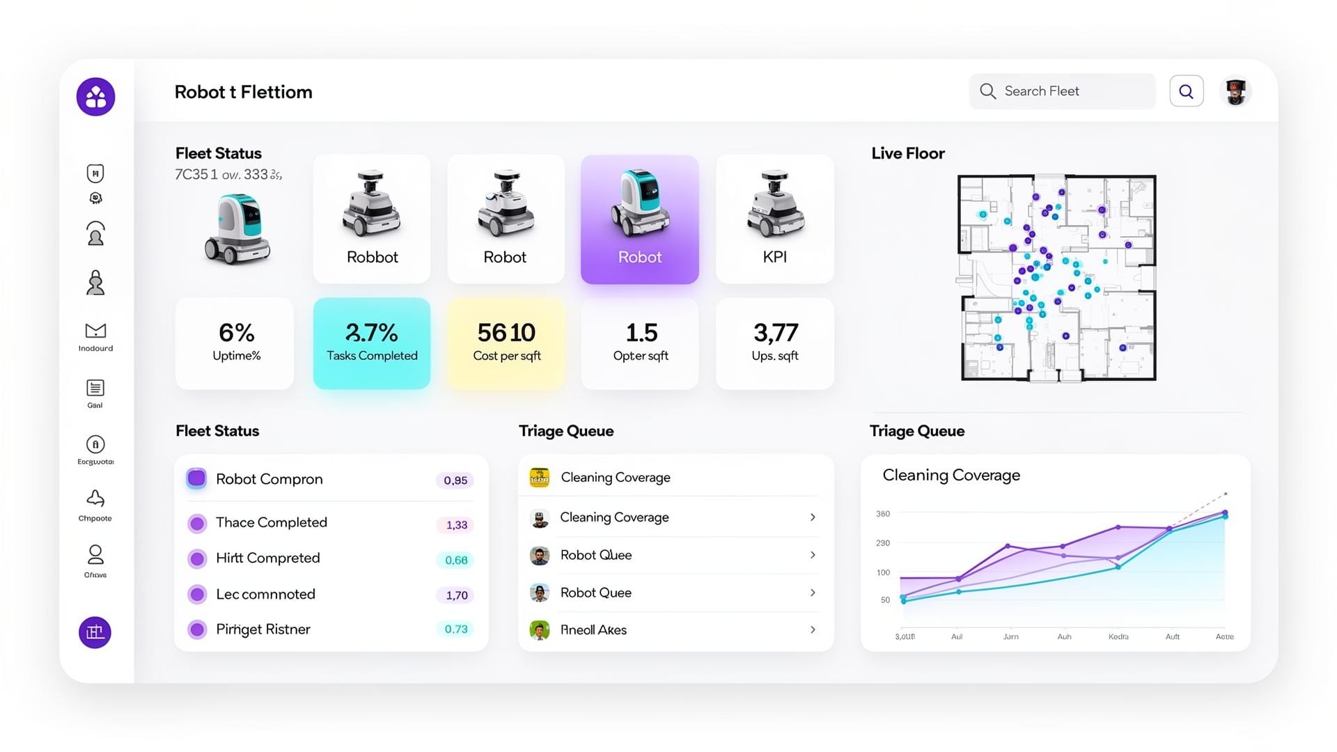 SiteIQ Robot Management dashboard